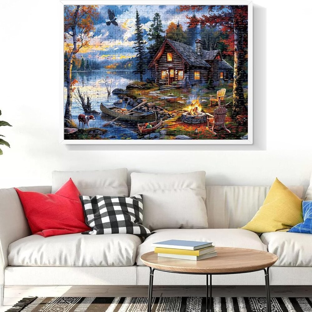 Puzzles for Adults 500 Pieces Puzzle Coutryside Jigsaw Puzzles for Adults Kids A - Picture 7 of 7